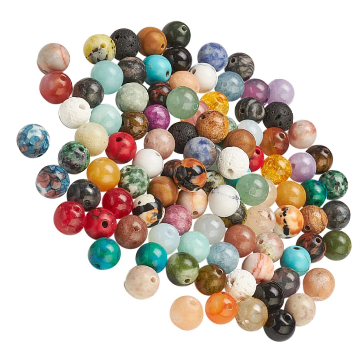 jojofuny 3 Series Abalorios De Cristal Para Diy Sueltas Y Pulseras De Joyería Para Manualidades Y Decoración 50 Piezas*3