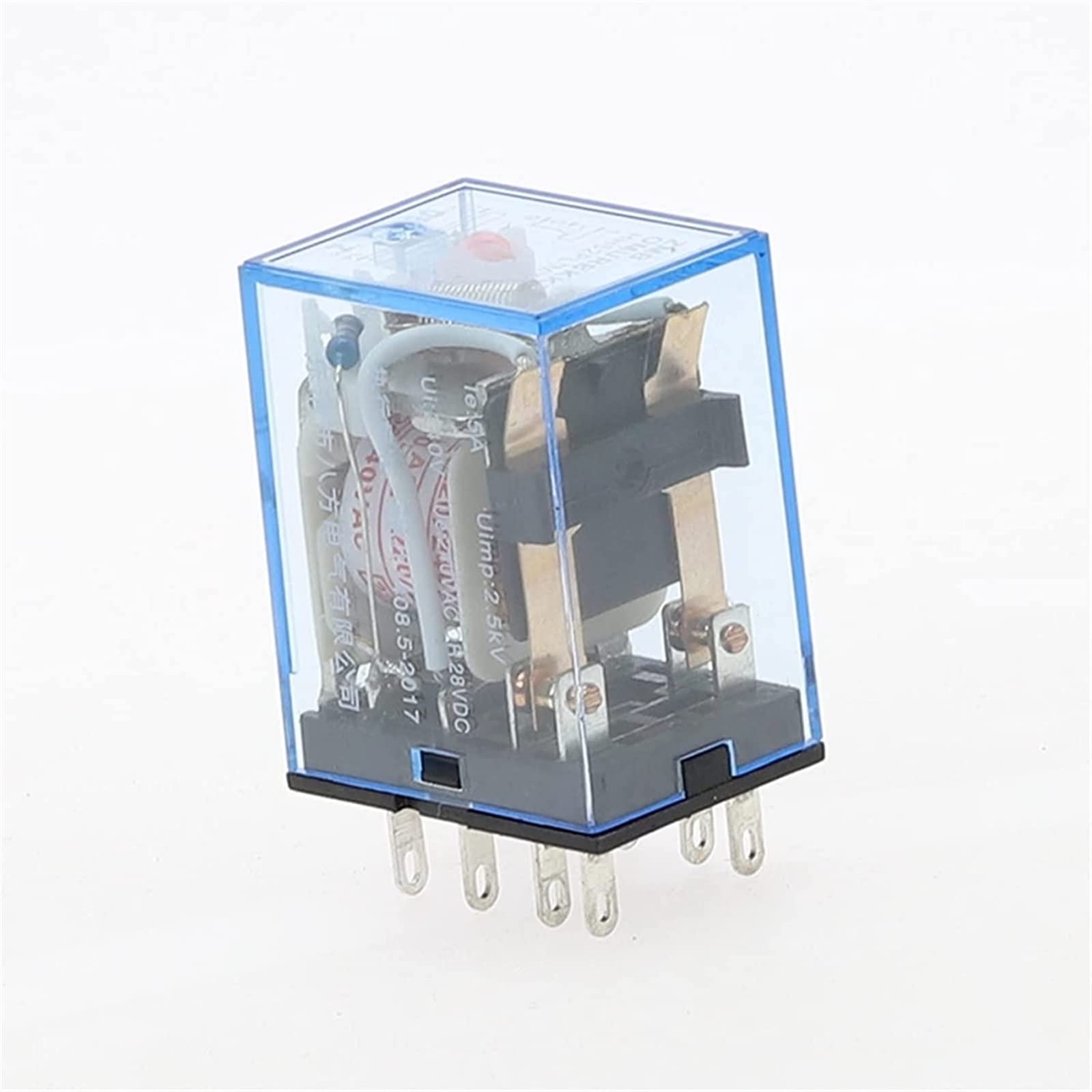 Relais général DPDT MY2NJ AC 24V avec micro commutateur électromagnétique à LED