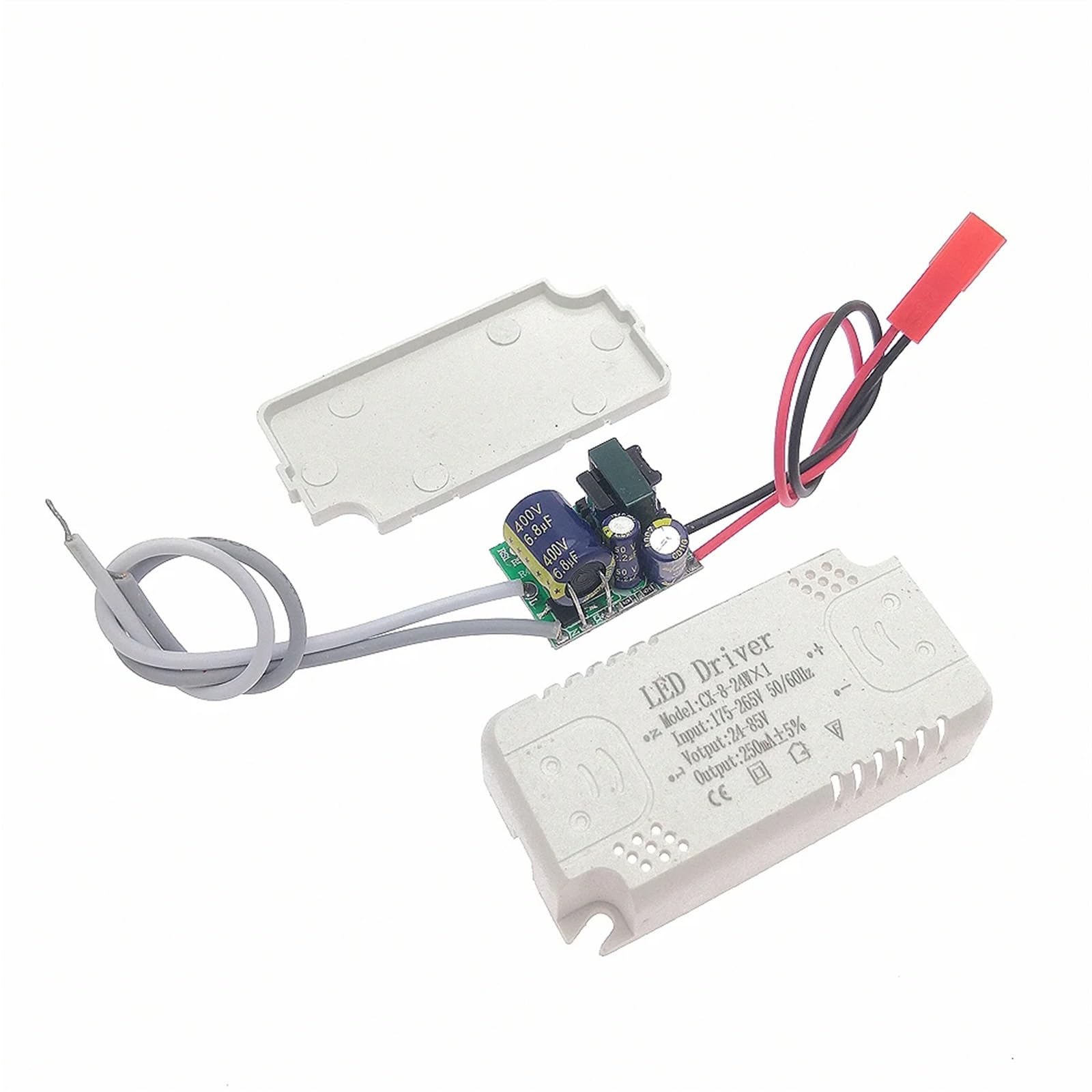 Sterownik zasilania LED 250 mA, 5-10 sztuk, 8-24 x 1 W 25-40 x 1 W 37-50 x 1 W 50-75 x 1 W 220 V, oświetlenie do elastycznej taśmy i żyrandoli (25-40 x 1 W, 10 sztuk)