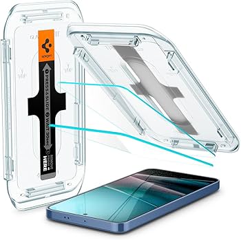 Amazon | Spigen Galaxy S25 ガラスフィルム Galaxy S25/24 指紋認証