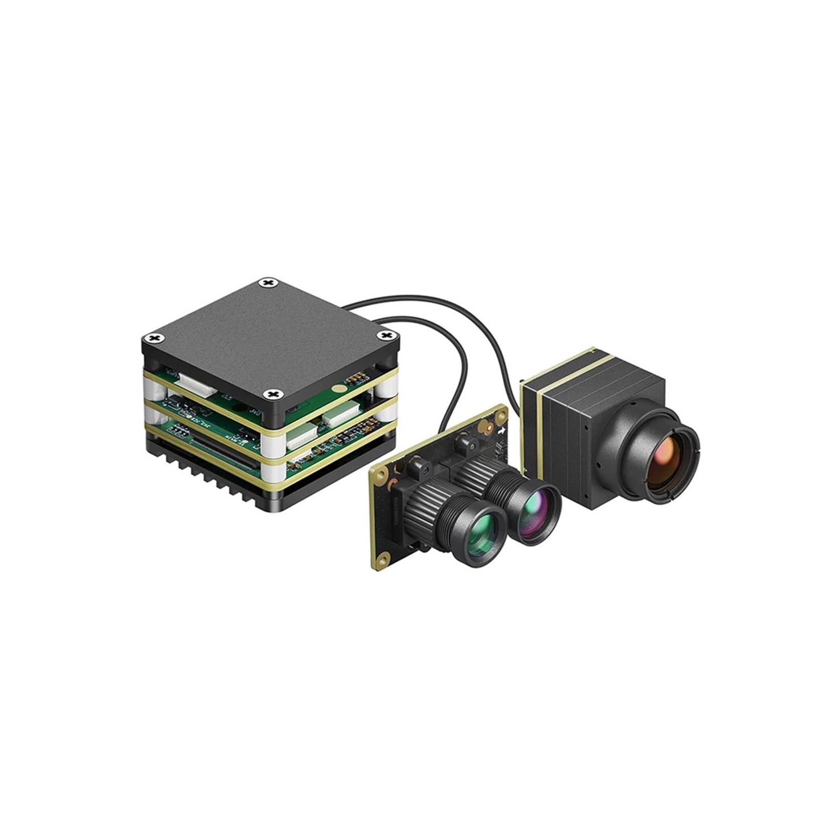 Kit drone FPV da corsa con doppia fotocamera termica e sistema di tracciamento bloccabile