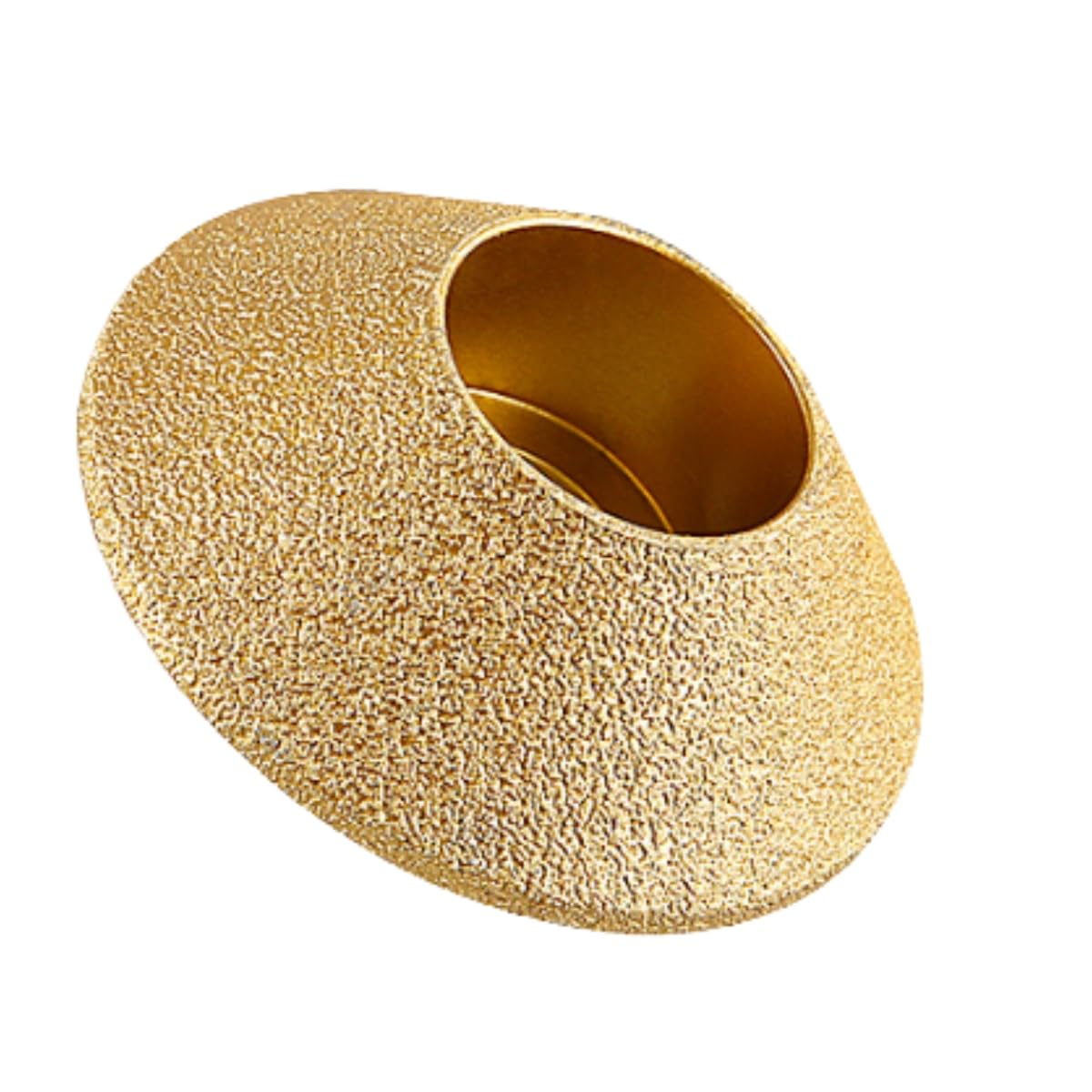 MiJunHD 3inch 75mm Brazed Diamond Grinding Wheel Polishing Disc Stone Edging Wheel for Granite Marble Porcelain Tile Quartz Trimming 1Pc (Bevel Edge, Thickness 20mm)