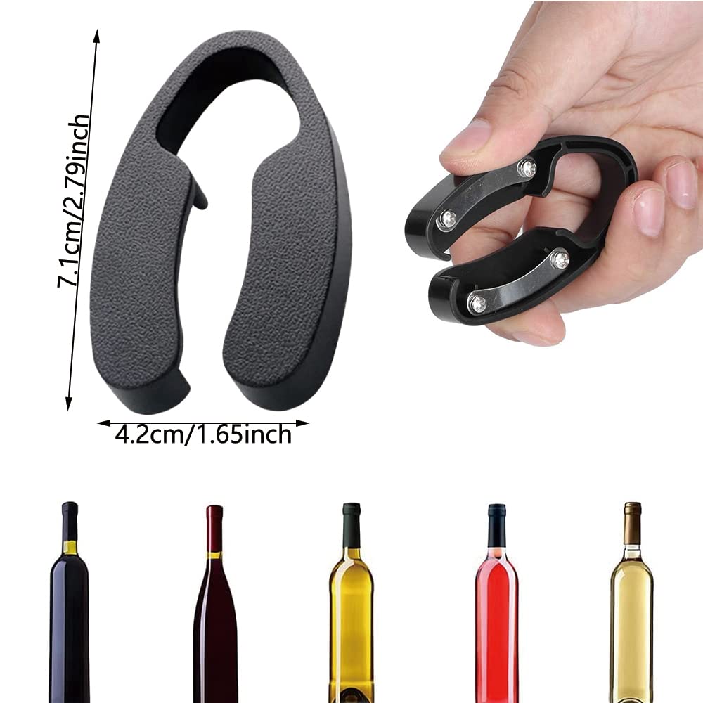 YUMUL, 6 Piezas Cortador Papel Vino, Acero Inoxidable Cortador Papel Vino, Cortador Botellas Vino, Eliminación Papel Aluminio Botellas Vino, Adecuado Para Fiestas, Campamentos, Bodas, Etc