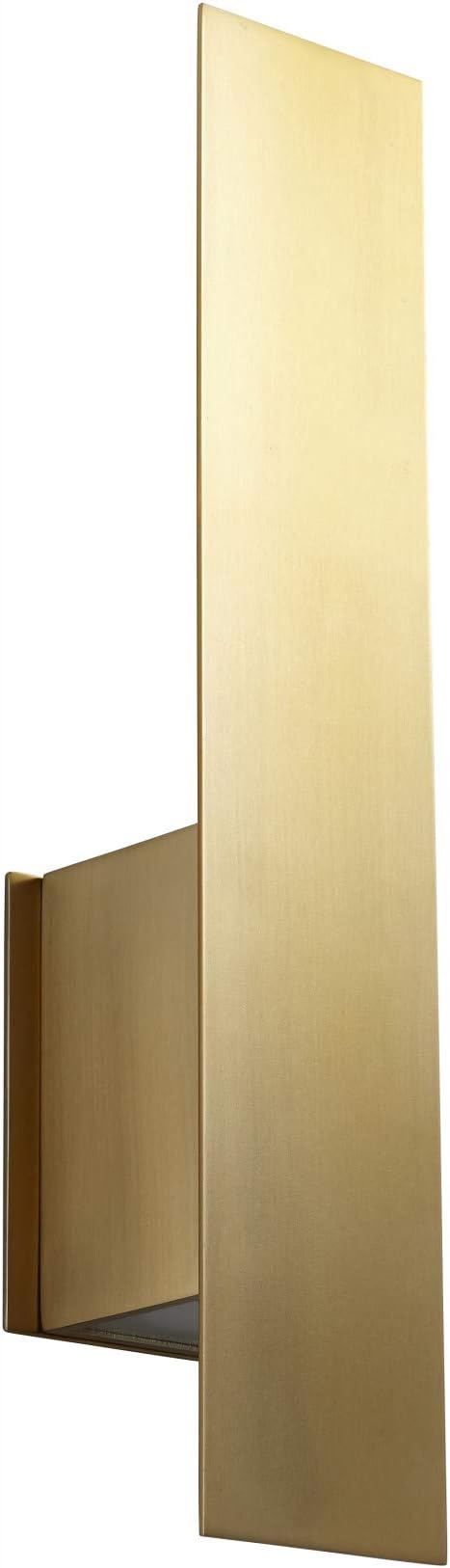 3-504-40 Reflex Sconces, Aged Brass