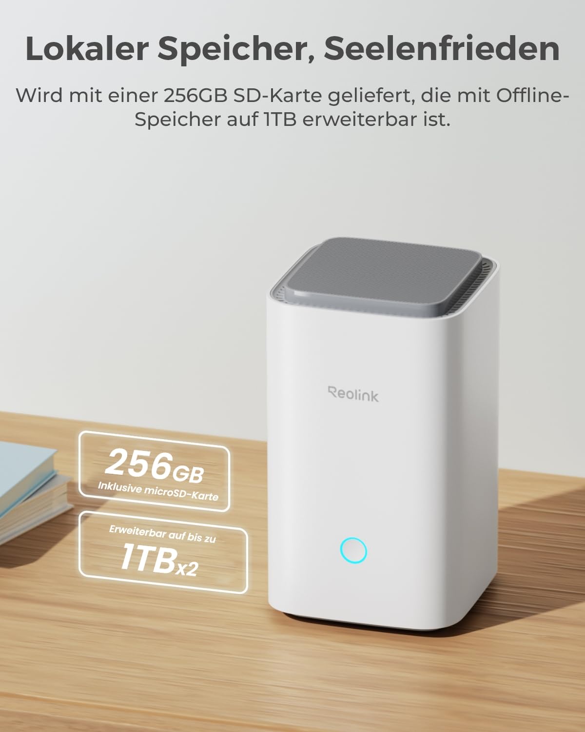 Reolink 5MP PTZ Überwachungskamera Set Aussen mit Home Hub, Auto-Tracking, 3X Optischer Zoom, 2,4/5GHz WLAN, Intelligente Erkennung, Anti-Diebstahl-Algorithmen & Datenschutz, E1 Outdoor 2-Kamera-Set