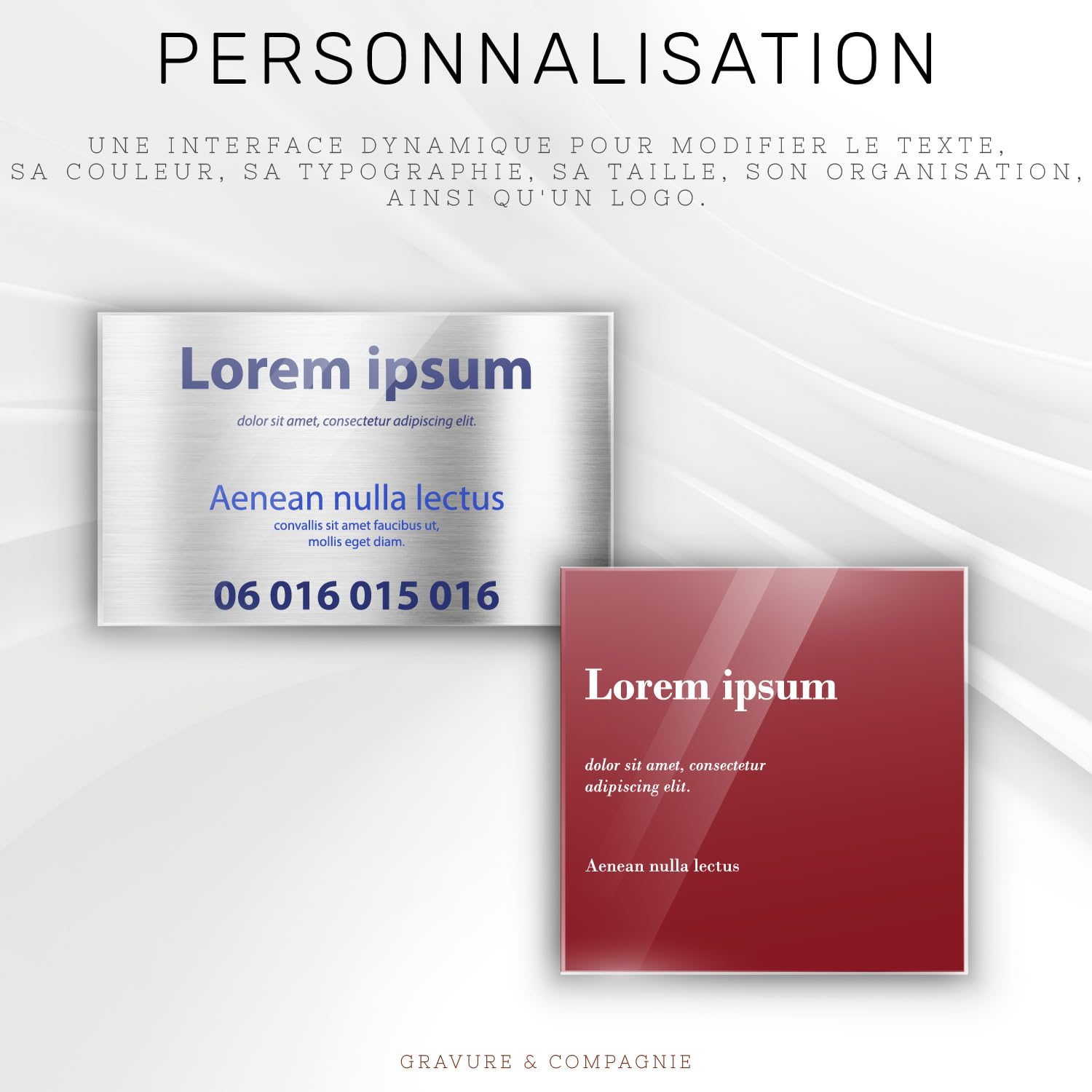Plaque Professionnelle Troglass Personnalisée - Plaque professionnelle Médecin, Infirmier, Avocat - Dimensions, Couleur, Taille, Texte, Logo personnalisable (Fond Vieil Or)