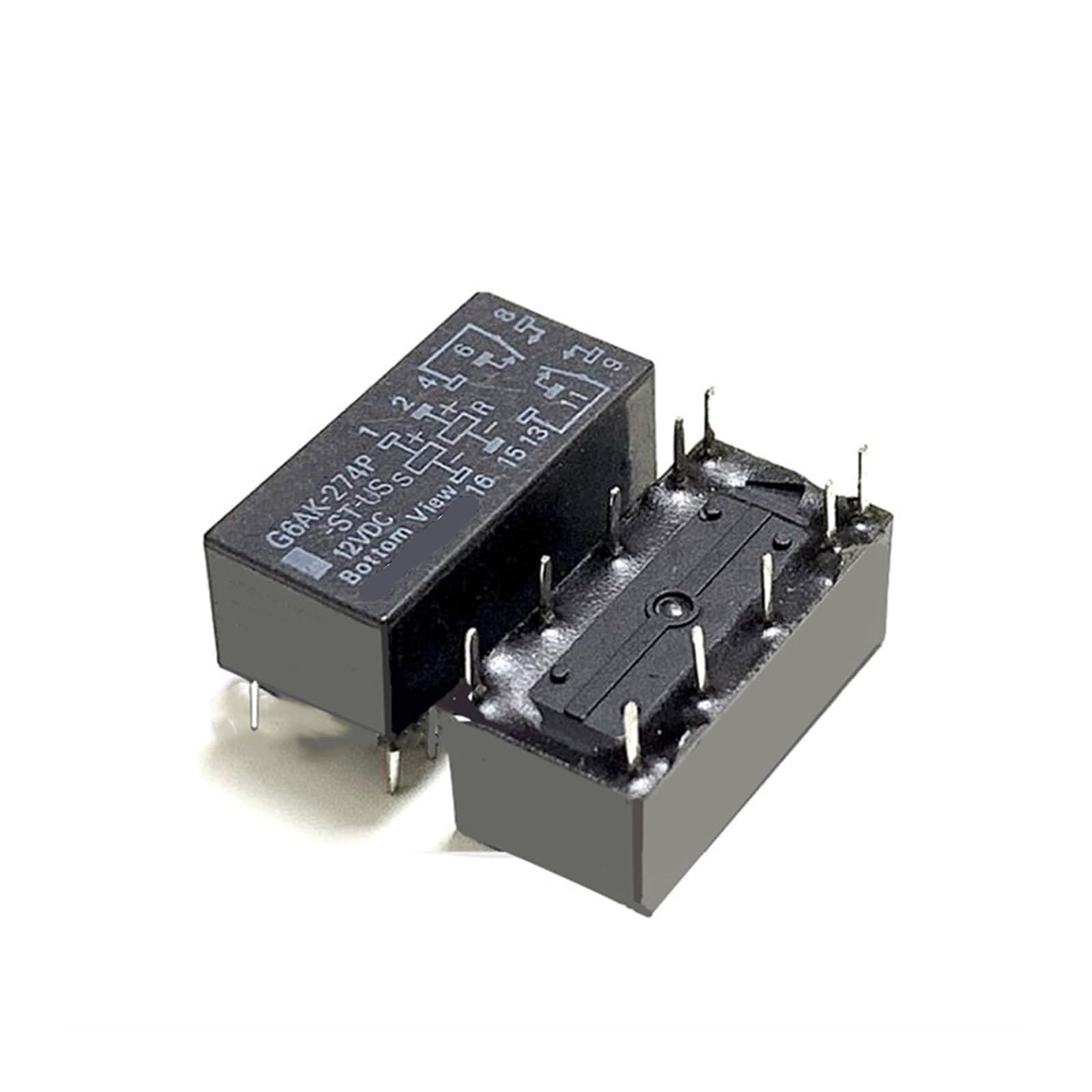 OSHZIKJII Relay G6AK-274P-ST-US 12VDC G6AK-274P-ST-US-12VDC G6AK-274P 12VDC DC12V 12V DIP5 10PCS/LOT