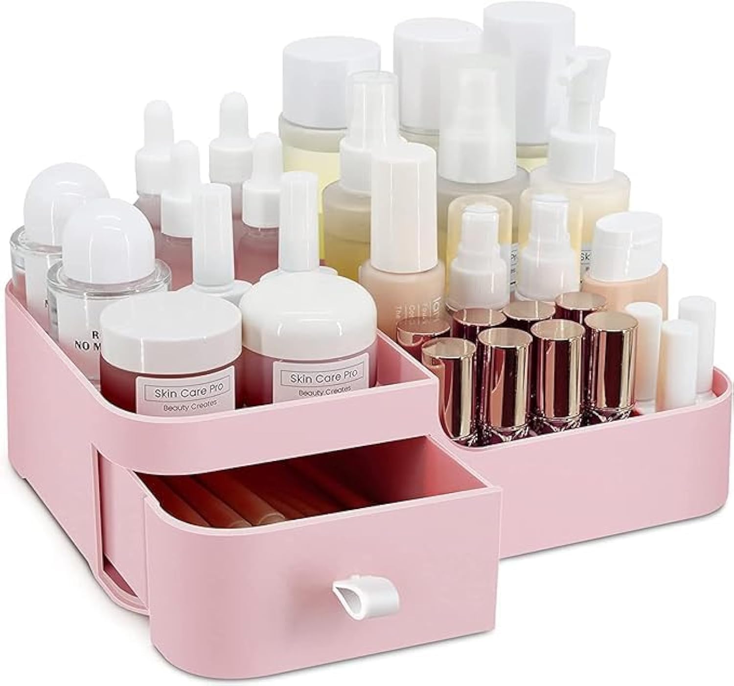 Makeup Organiser Make Up Storage, Cosmetic Organisers Make Up Storage Organizer Box - Cosmetic Storage Box Skincare Display Drawer Beauty Organizer for Bathroom Dresser Bedroom 2026