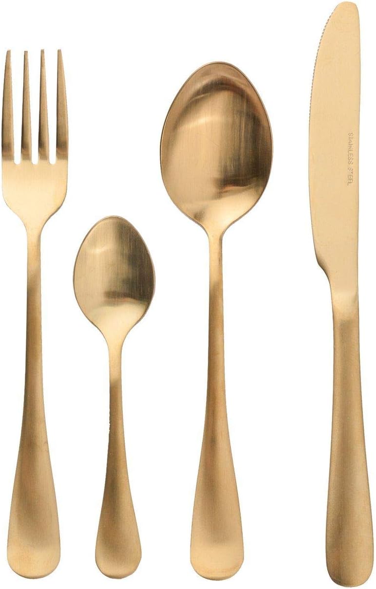 Dekoria Chianti Gold Cutlery Set