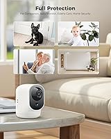 Vista 9 de COCOCAM 2K Indoor Pan/Tilt Security Camera with 5200mAh Battery, WiFi Camera,Wireless for Baby Monitor/Pet/Home Security, AI Recognition, PIR Human