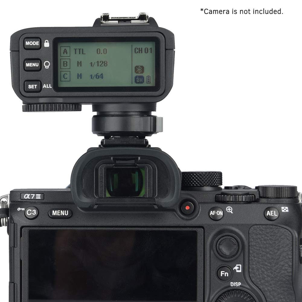 Godox X2T-S TTL Transmisor inalámbrico de Disparo 1 / 8000s HSS 2.4G Compatible con Sony Cámara para Godox V1 TT350S AD200Pro Compatible con iPhone X /8/8 Plus