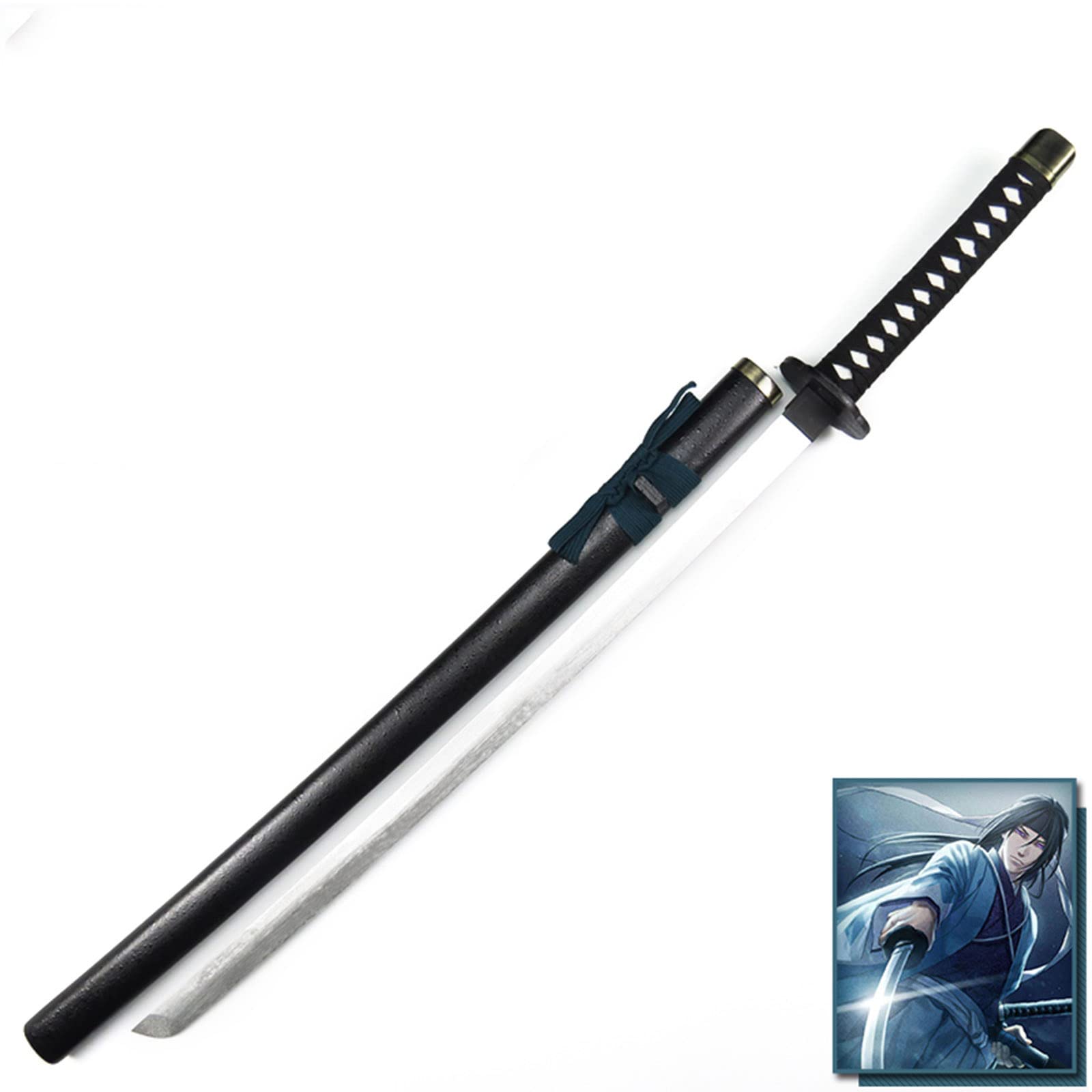 Épée de samouraï d'anime, Épée en Bois, Accessoire de Cosplay et d'animation, utilisée for Les Spectacles, l'entraînement au Kendo la Collection