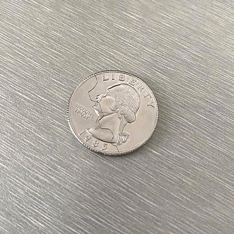 Miniatura 2 de SUMAG Bite Coin Trucos de magia US Cuarto de Dólar mágico plegable morder Restaurar la moneda Magia para magos Primer plano Ilusiones de calle