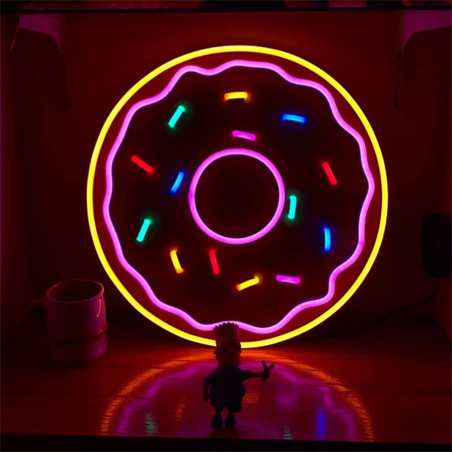 neonowa Neonowe znaki wiszące na ścianę, lampa dekoracyjna Led Neon Lights do restauracji Deser Shop Club Party Personalizowane logo Bar Shop Party Name Logo