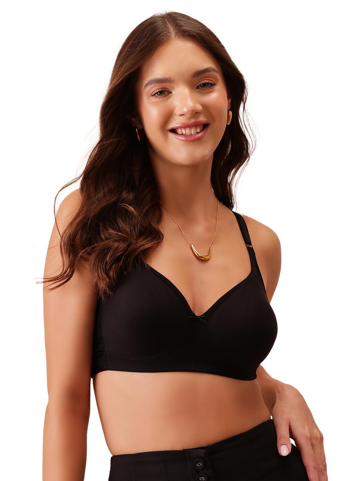 Women's Cotton Non-Padded Wire Free T-Shirt Bra