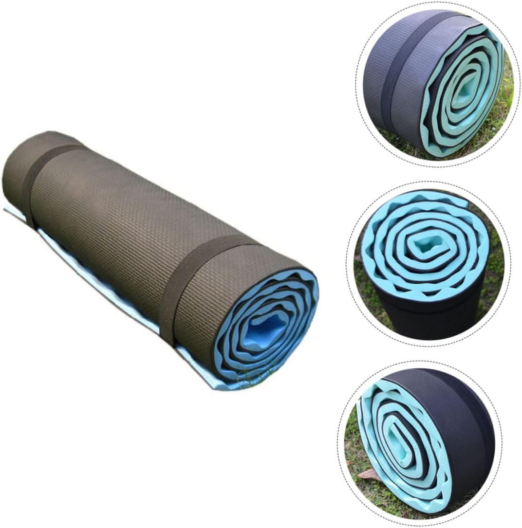 Totority Outdoor Groove Sleeping Mat Lightweight Camping Cushion for Hiking Picnics Beach Travel Insulating Pad for Comfort Warmth Portable Easy to Carry