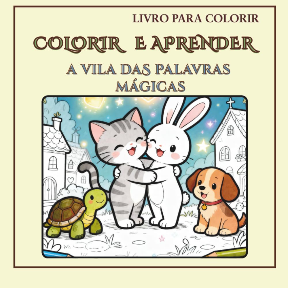 A VILA DAS PALAVRAS MÁGICAS (COLORIR E APRENDER - Pequenas Grandes Lições)