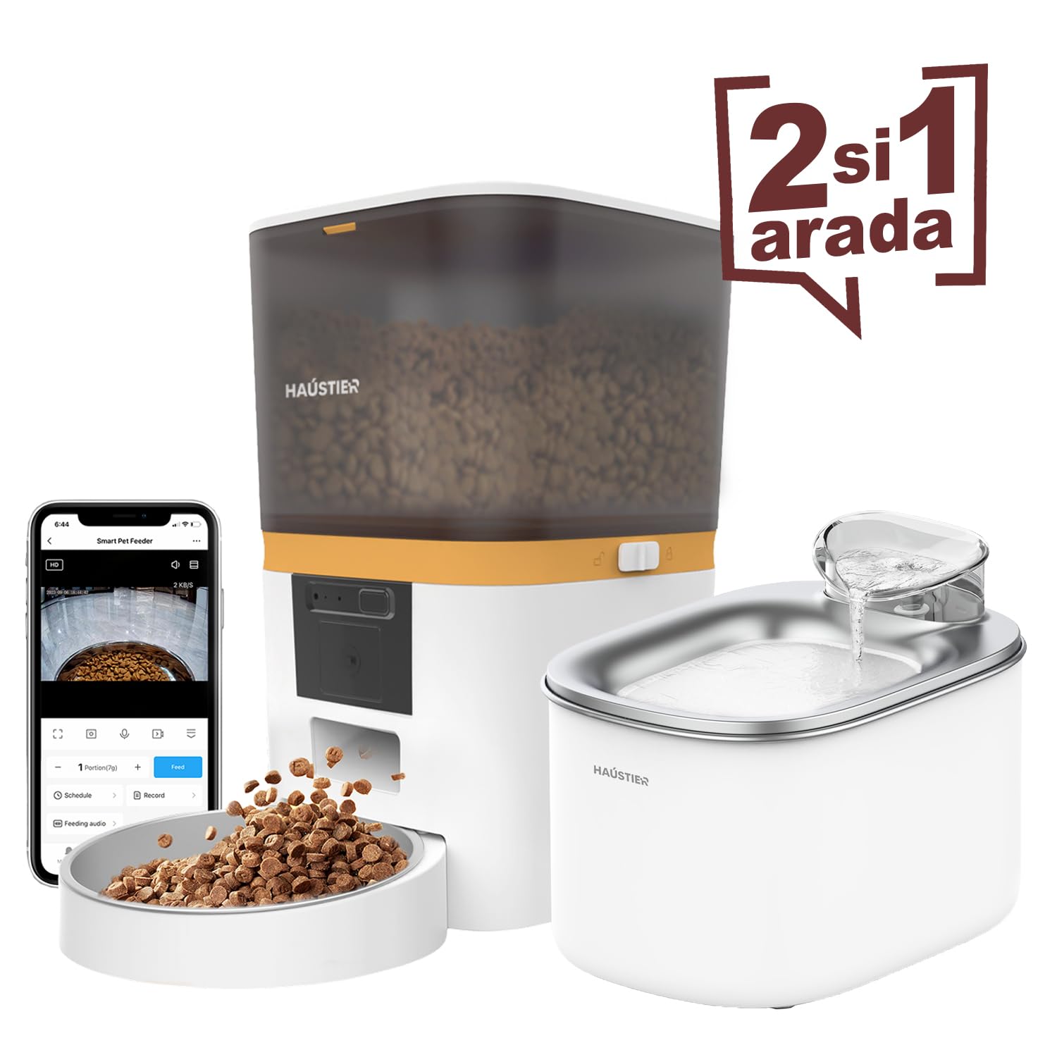 Haustier QWF Kameralı Akıllı Beslenme İstasyonu, QQ005…