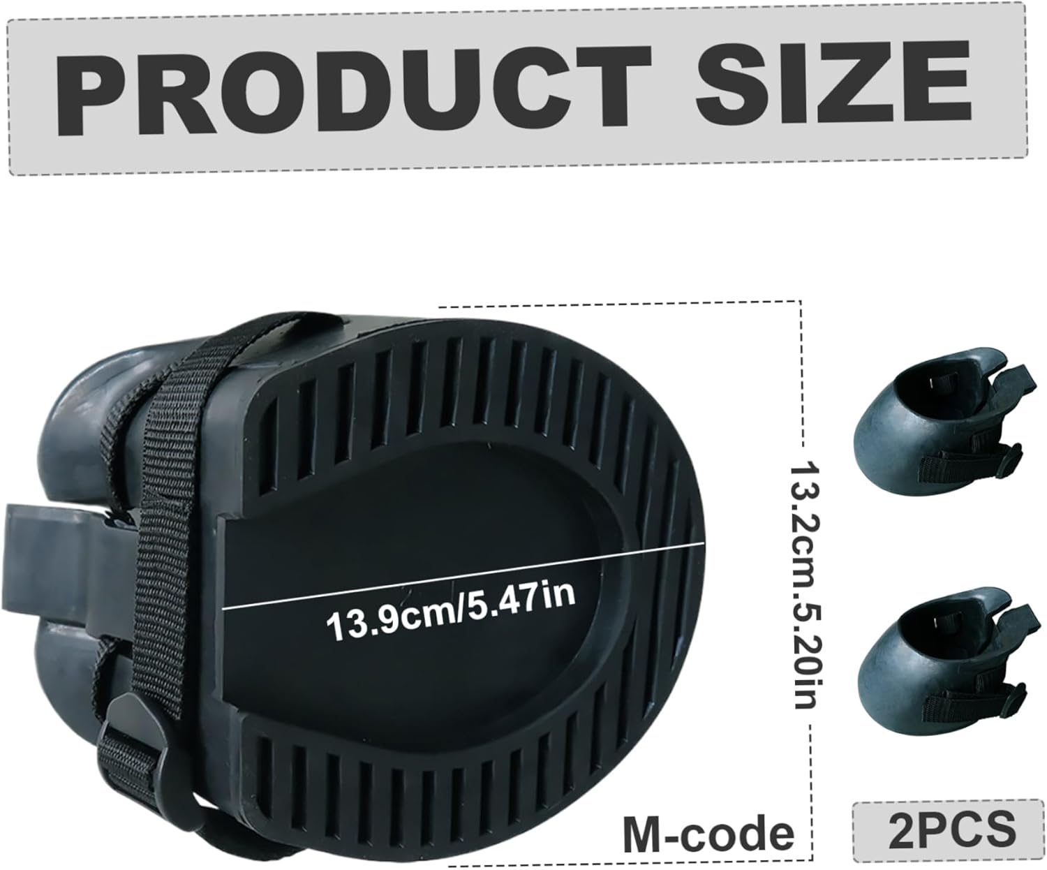 Horse Hoof Boots 1 Pair Hoof Boots for Horses Rubber Protective Sturdy Horse Hoof Boots Portable Thick Hoof Boots for Wound Management and Laminitis Abscess Treatment, M