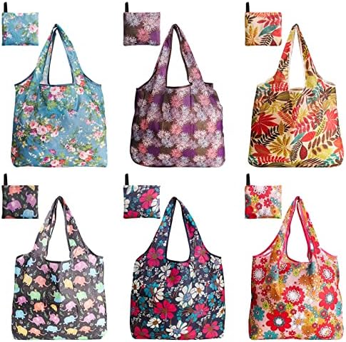 Sacs Réutilisables Lot De 2 Sacs à Provisions Réutilisables PFLYPF - Noir, 32x25x38 Cm Sac Provision Pliable