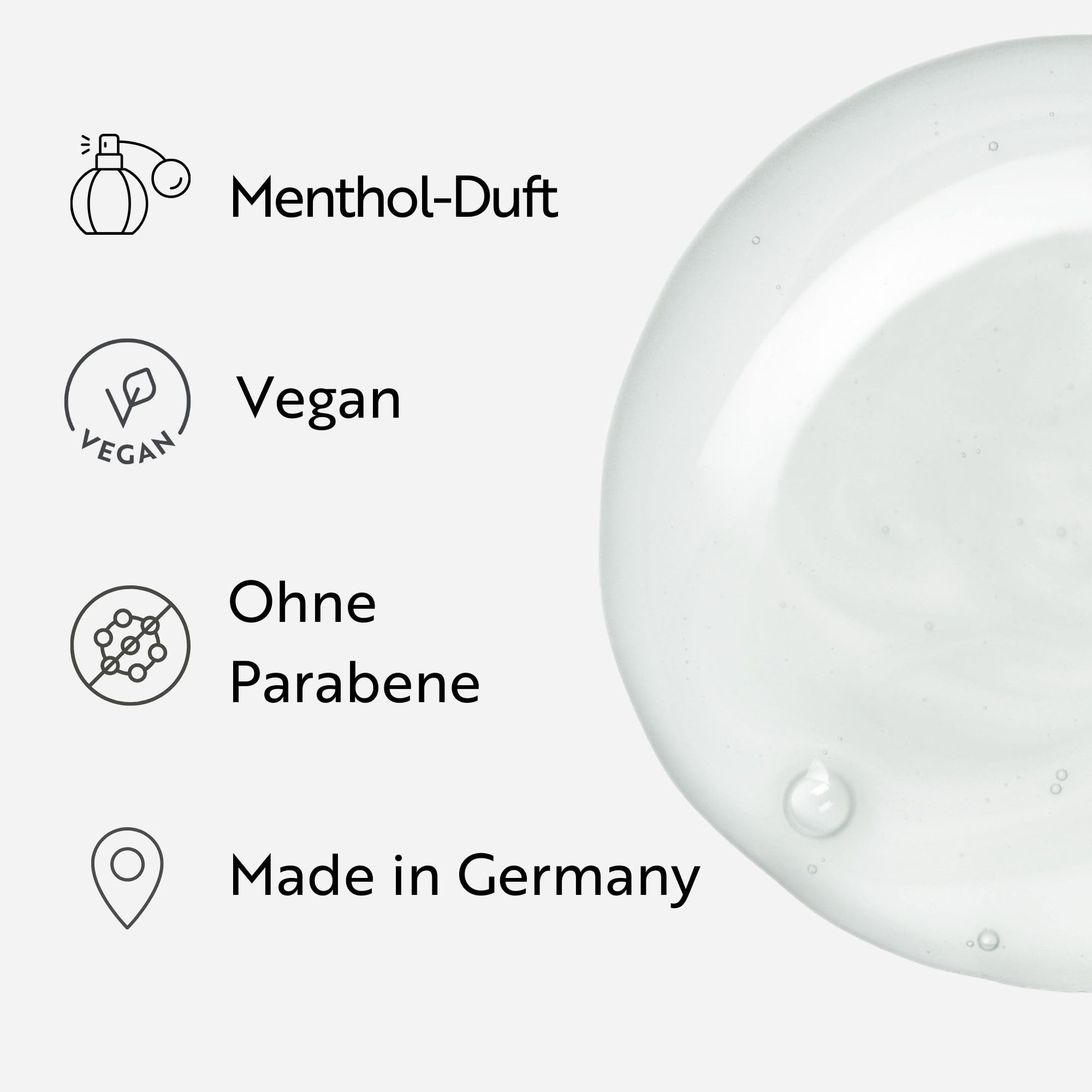 ahuhu Thickening Shampoo (500 ml) | mit Bio-Koffein und Reisstärke, Kräftigt die Haarstruktur, sorgt für mehr Volumen und ideal für feines Haar