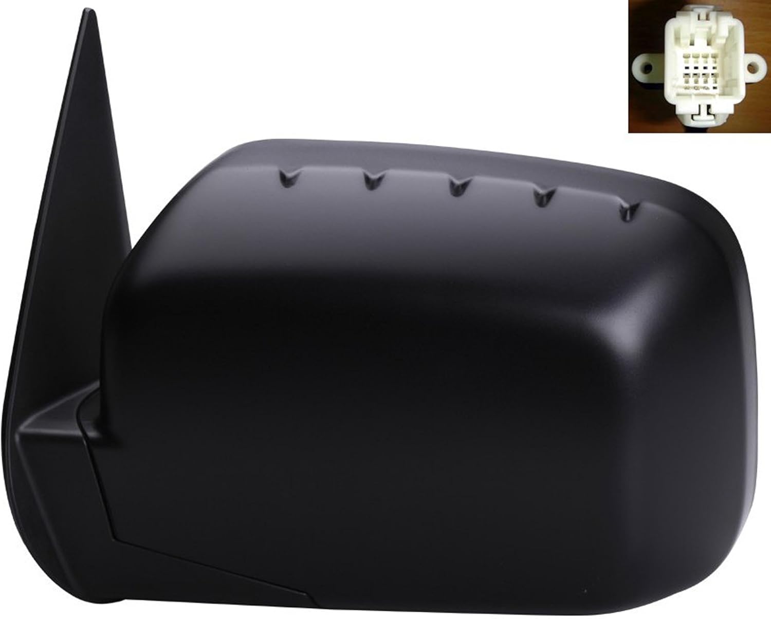 Dorman 955-1712 Driver Side Power Door Mirror - Folding Compatible with Select Honda Models, Black