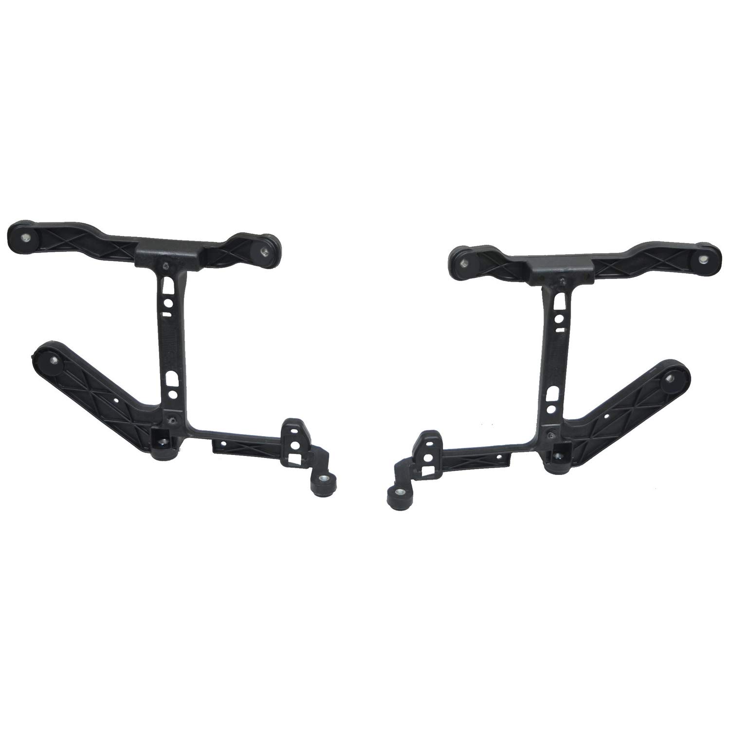 Photo 1 of 2013-2018 Ram 1500 Driver And Passenger Side Fog Light Bracket 2-Piece Set; Except Rebel; Use With Steel Bumper; Made Of Pp Plastic And Glass Fiber Partslink CH1061108