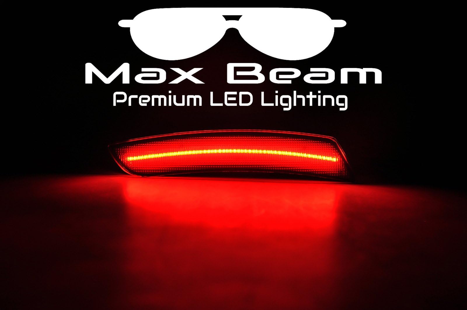 MaxBeam LED Side Marker for Chevy Camaro Full Replacement Front & Rear (Smoked LED)