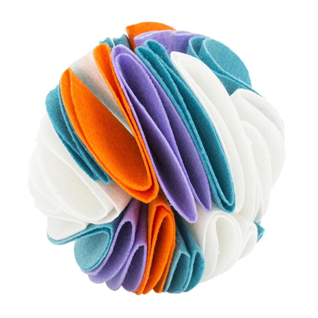 FRCOLOR Pelota Olfativa para Perros Interactiva Fugas, Juguete Masticable De Tela De Fieltro, 20 Cm, para Entretenimiento En Casa y Jardín, Adecuada para Perros Adultos y Cachorros