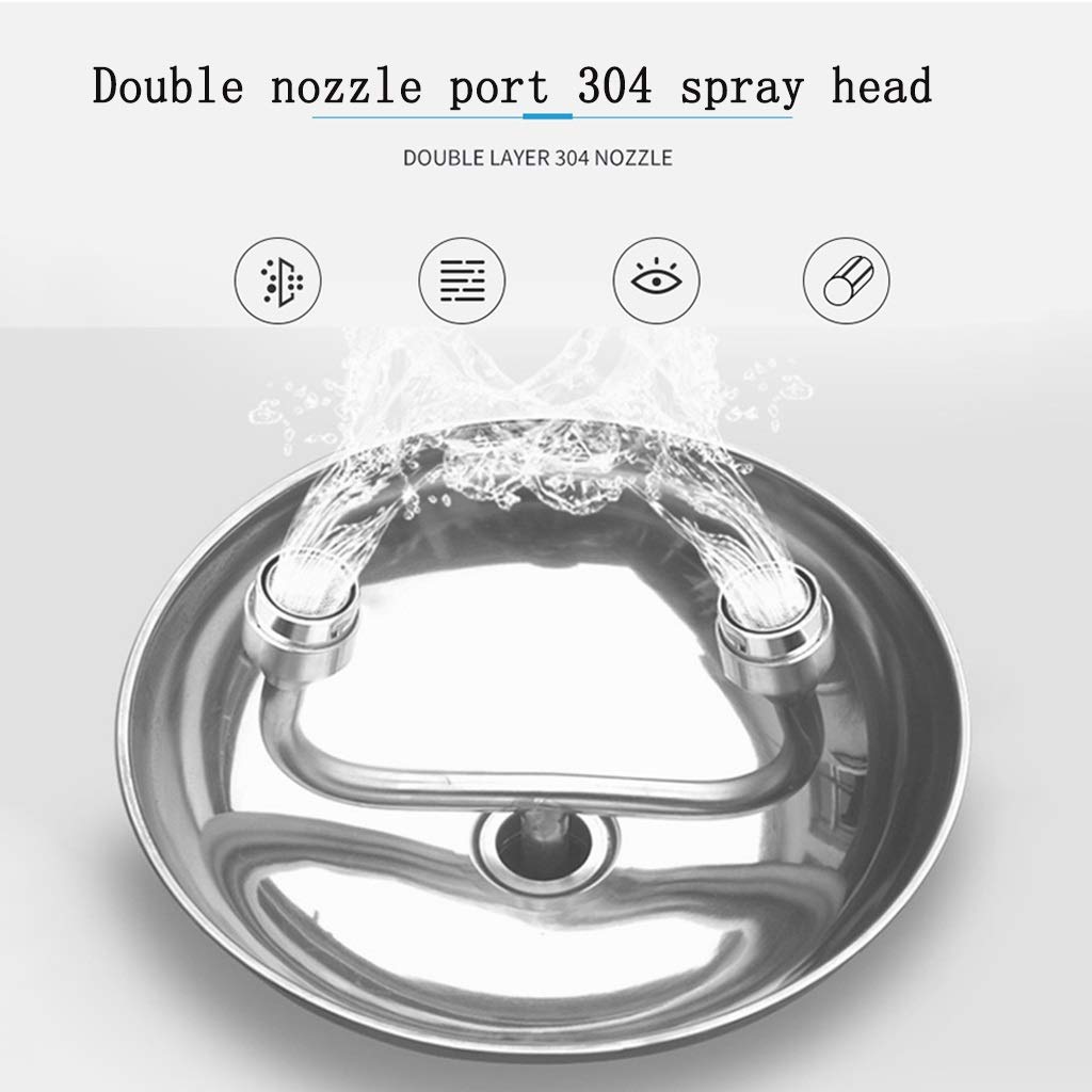 BBGS Montado en La Pared Estación de Lavado de Ojos Ducha de Seguridad con Lavaojos de Emergencia para Montaje en Lavabo Sistema de Ducha de Ojos para Laboratorio E Industrial (Color : Style 1)