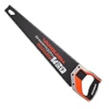 Vanquish 20 Inch Teflon Coating Blades Hand Saw SharpTooth Crosscut Saw with Comfort Grip for Woodworking - 9 Joints Per Inch (4816)