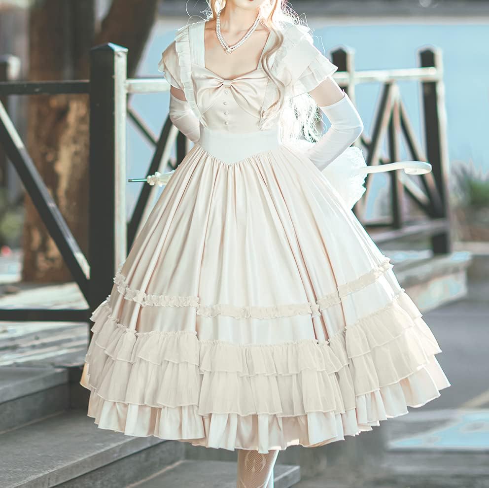 ZZEQYG Womens Victorian Lolita Dress Gothic Renaissance Rococo 1800s Dress - Image 5