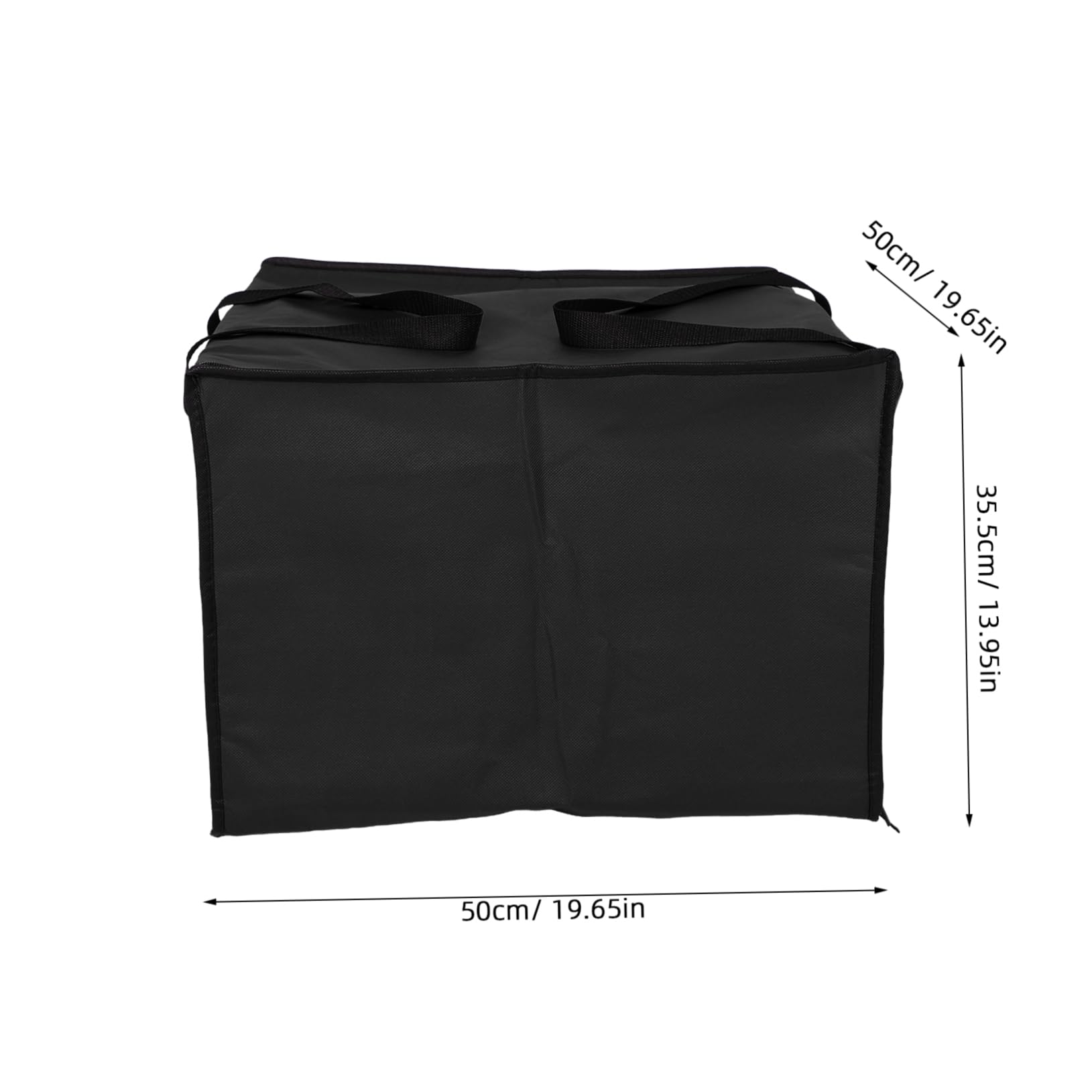SOLUSTRE Insulated Food Carrier Pizza Warmer Bag With Waterproof Exterior Spacious Interior Heat Retention For Takeout Catering Grocery Outdoor Food