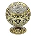 Honoro Windproof Ashtray with Lids,Metal Vintage Cigarettes Ashtray for Outdoor Indoor Use,Unique Ashtray for Home Office Tabletop Decoration,Nice Gift for Men and Women(Castle Bronze)