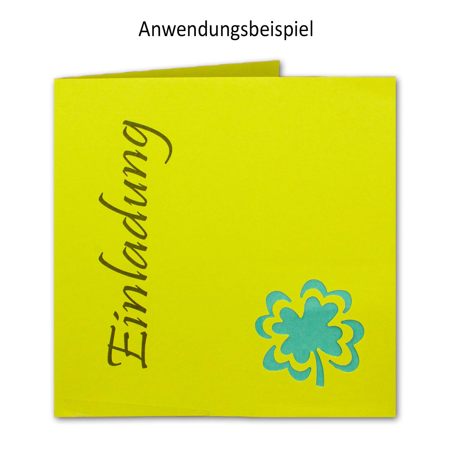 NEUSER PAPIER 25x colored mixed folding cards square 15 x 15 cm Color Mix Various designs Gustav NEUSER Colorful - Image 2