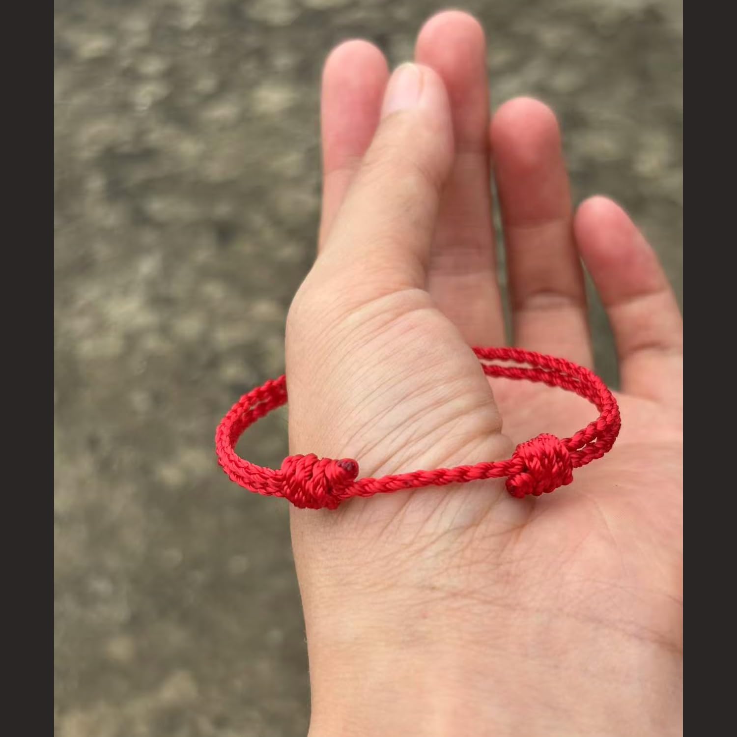 Double-Layered Red String Protection Bracelet for Women, Men and Teens, Adjustable Kabbalah Red String, Cord Talisman, Negative Energy and Evil Eye Protection Shield - Image 4