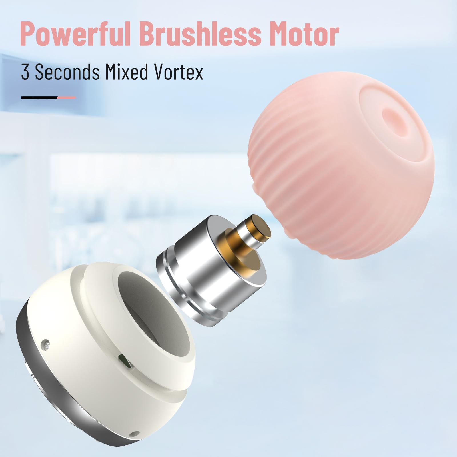 Mini Vortex Mixer 5000 RPM, coctelera de pintura con modo táctil, agitador de vórtice de laboratorio con 100 bolas de mezcla para esmalte de uñas, gel de pestañas, tinta de tatuaje, pinturas acrílicas