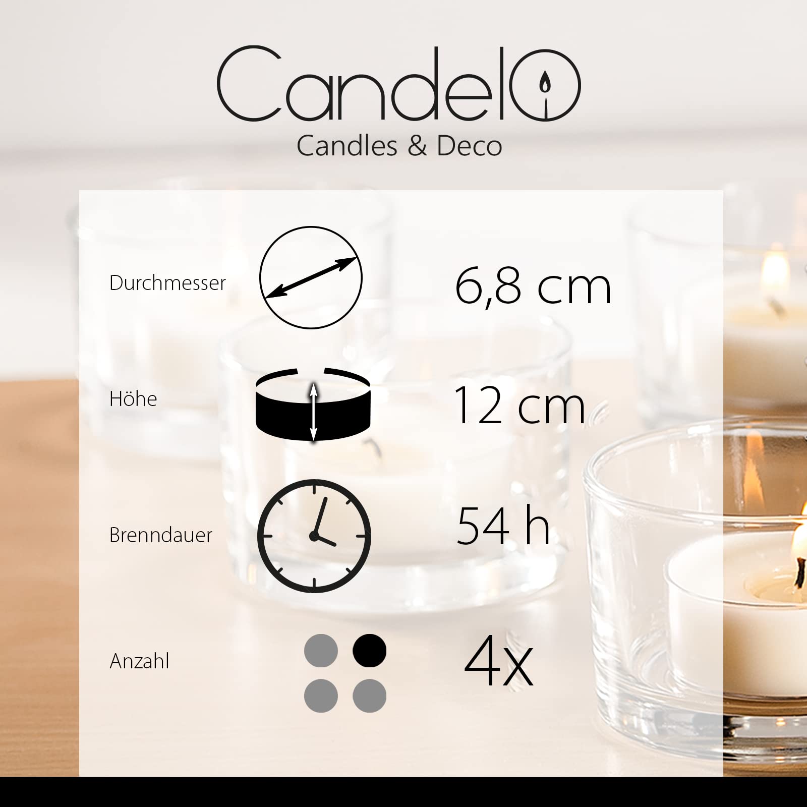 Set Di 2 Candele A Pilastro In Cera Naturale 100% - Colore Argento, Vegan, 25 Ore Di Durata
