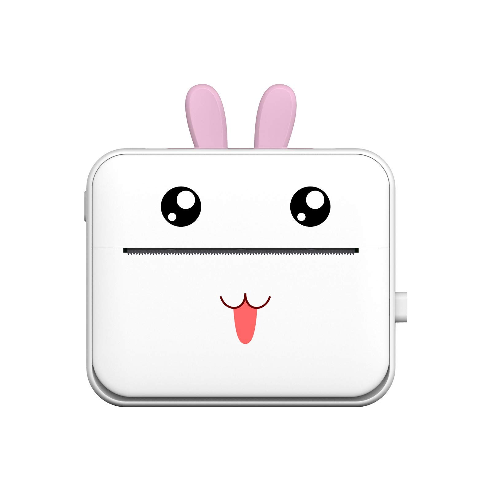 Cute Mini Thermal Pocket Printer,Wireless Mobile Photo Mini Printer Portable Photo Printer Mini Blue