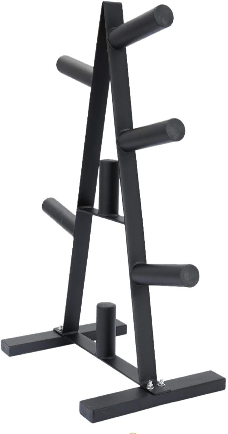 TKI-S Weight Plate Rack for Home Gym,Weight Tree with Plate Holder Strength Training Weight Racks for Olympic Weight Plates 2 inch,Black : Sports & Outdoors