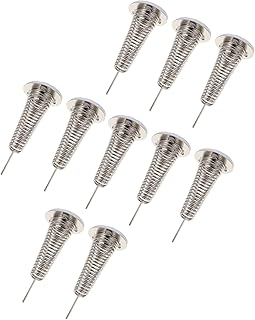 Healifty Toy Base 10pcs Dashboard Toy Base Shaking Head Doll Spring Base Swing Head Toy Spring Replacement for DIY Craft Bobbleheads Figures Doll Making Bobblehead Spring Base