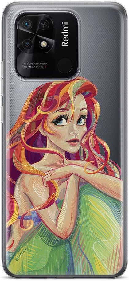 ERT GROUP Mobile Phone case for Xiaomi REDMI 10C Original and Officially Licensed Disney Pattern Ariel 007 optimally adapted to The Shape of The Mobile Phone, case Made of TPU