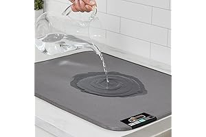 Gorilla Grip Large Microfiber Dish Drying Mat for Kitchen Counter