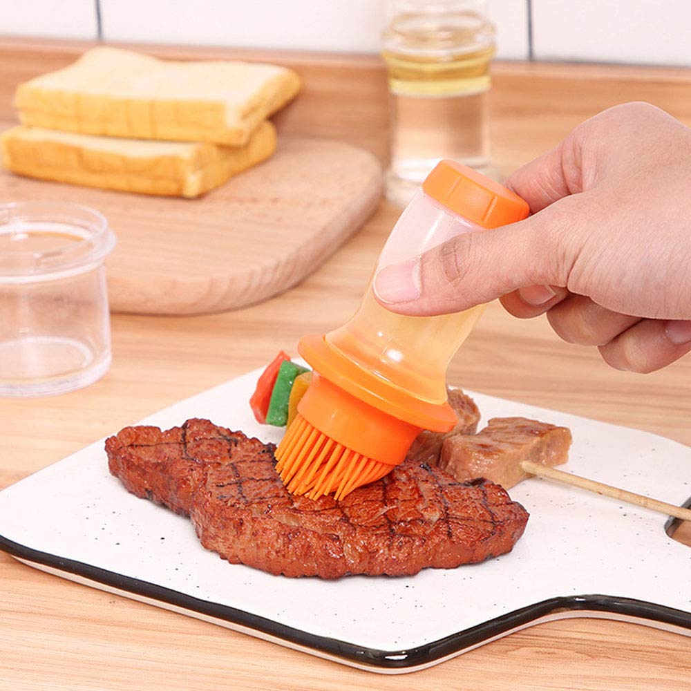 Juego De 6 Pinceles De Silicona Para Aceitar - Para Barbacoa, Cocina, Asados, Fáciles De Limpiar