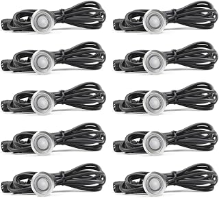 coysie 10 X 30MM LED DECKING/Plinth Lights DIMMABLE IP65 RGB Colour Changing