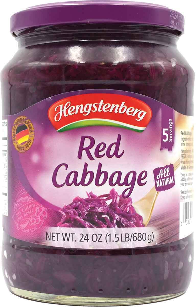 Hengstenberg Salads, Red Cabbage, 24 Ounce (Pack of 12)