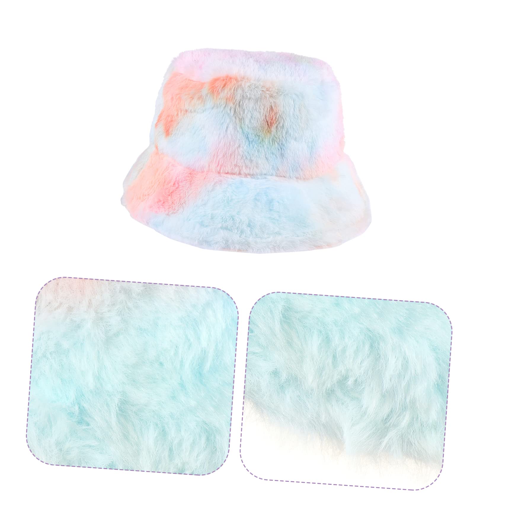 GALPADA Lightweight Plush Warm Hat Unique Fisherman Cap for Women Stylish Comfortable Orange