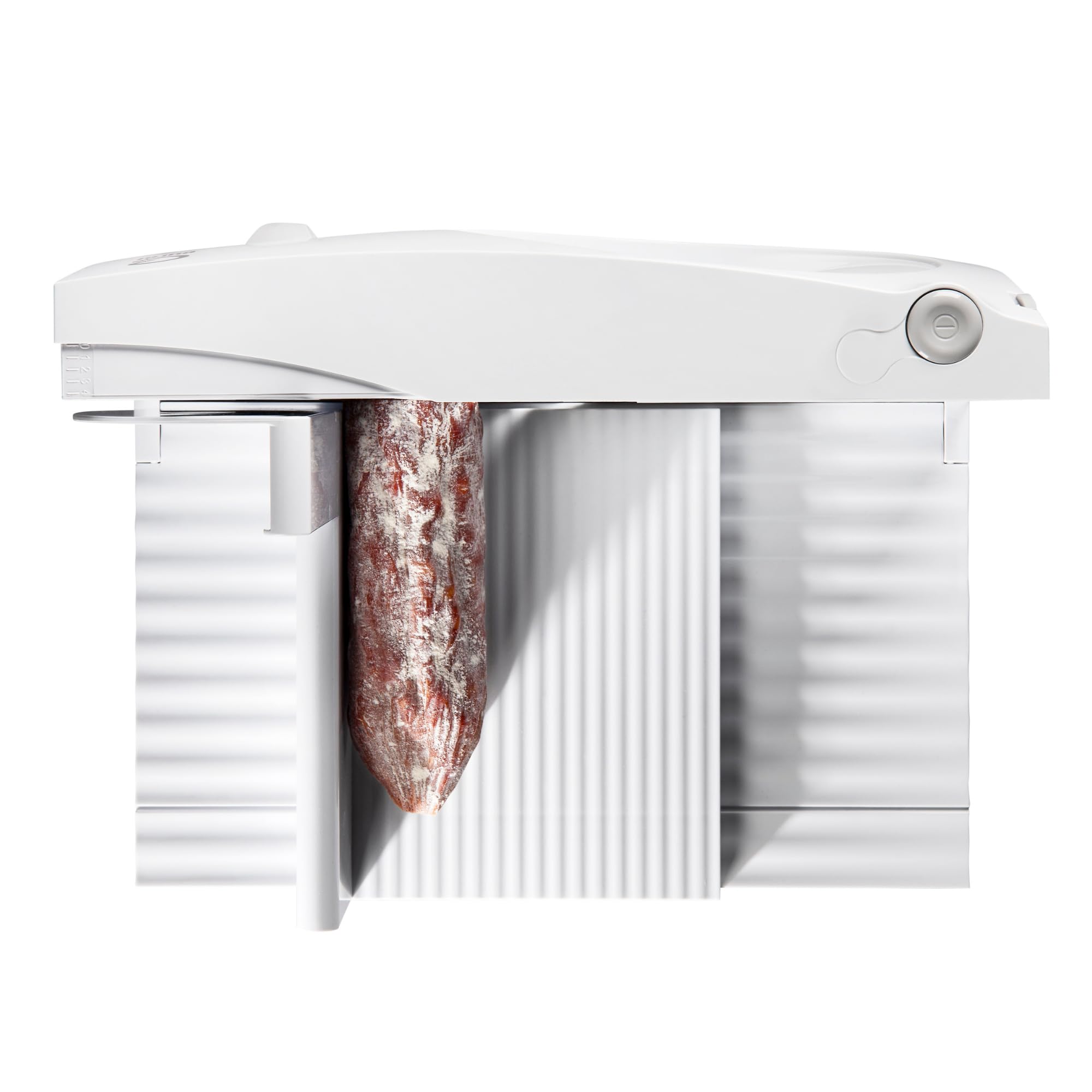 EUREL RS42 142420001 - Cortadora eléctrica plegable para ahorrar espacio, hoja de acero inoxidable 2 en 1, diámetro 170 mm, ajustable 0-17 mm, sin BPA, 100 W