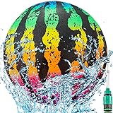 Swimming Pool Game Ball 9 Inch Underwater Pool Toy Ball with Hose Adapter, for Under Water Passing,...