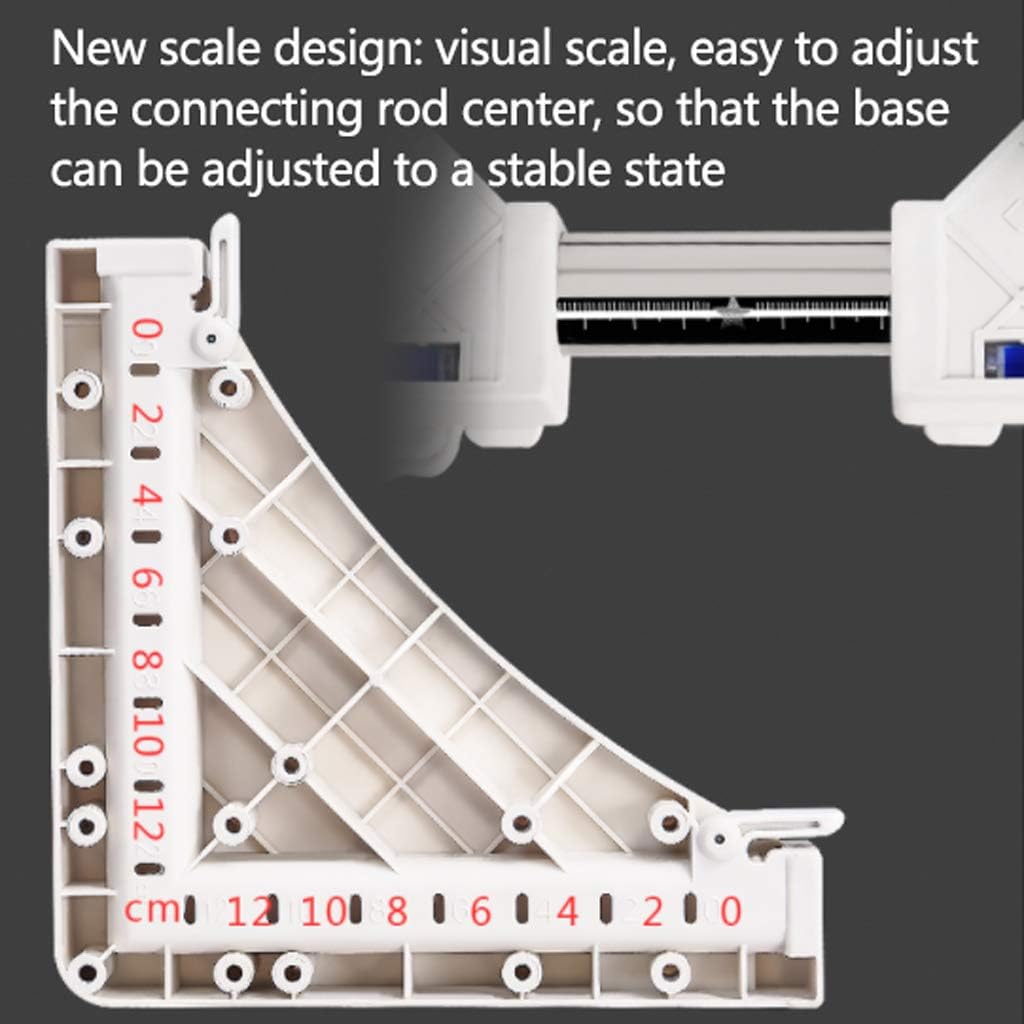 Universal Fridge Stand with 4 Doubles Wheels,Washing Machine Mobile Base with Strong Feet,Multi-Functional Adjustable Base,for Dryer,Refrigerator. (8 Legs 51 to 70cm)